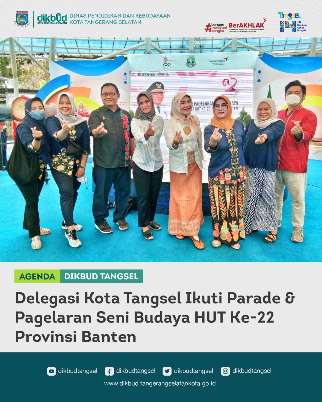 Delegasi Kota Tangsel Ikuti Parade dan Pagelaran Seni Budaya 