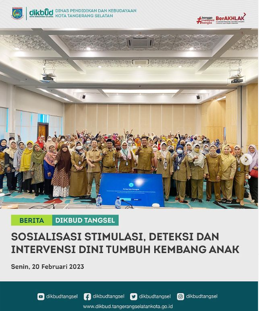 SOSIALISASI STIMULASI, DETEKSI DAN INTERVENSI DINI TUMBUH KEMBANG ANAK